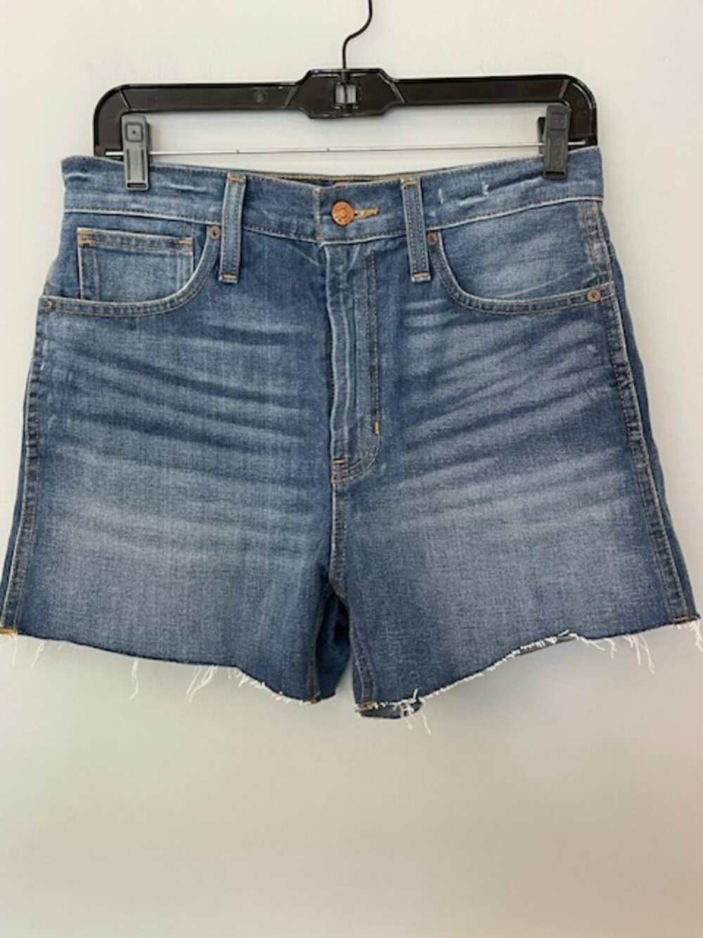 Madewell The Perfect Vintage Shorts Ullman Wash High Rise Denim Classic Blue 26 - Picture 2 of 10